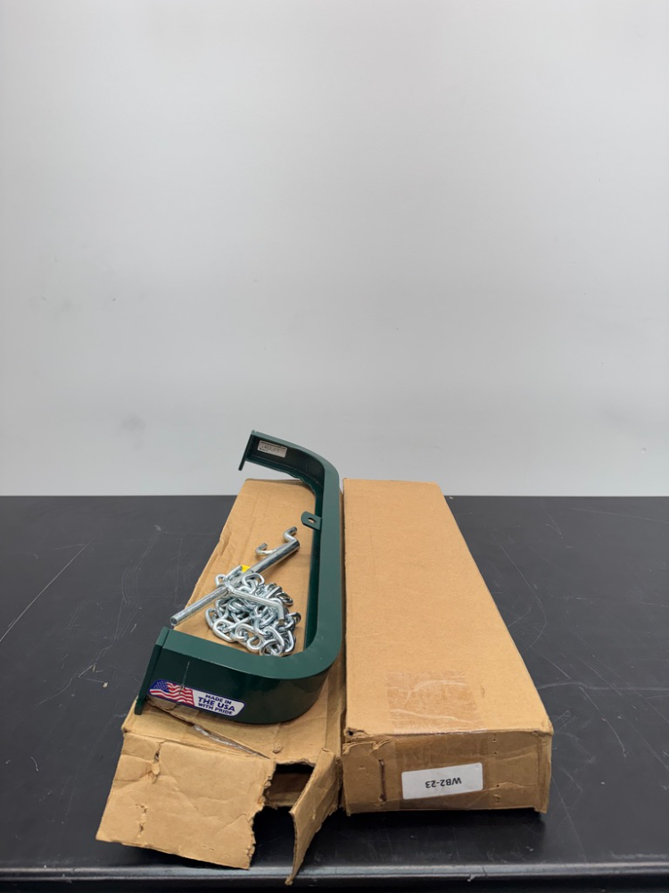 Image of Heavy-Duty Green Metal Bracket